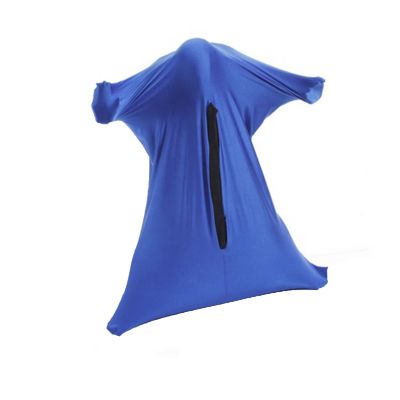 Stretchy Sensory Body Socks for Autism Kids &Teens Therapy Full Body Wrap Cocoon Sleeping Bag to Keep Calm Down, Snuggle Hug and Relieve Stress (Color : Blue, Size : M/Medium)