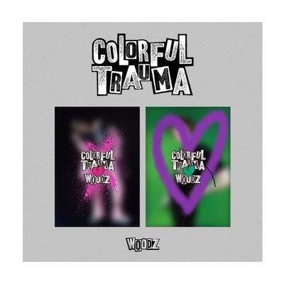 Yue Hua Entertainment WOODZ CHO SEUNG YOUN - COLORFUL TRAUMA 4th Mini Album (COLORFUL+TRAUMA ver. SET), 145x205 mm
