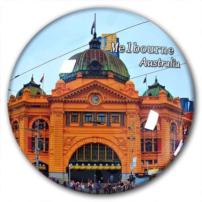 Australia Melbourne Fridge Magnet Refrigerator Stickers Decorative Magnet Travel Souvenir Crystal Glass