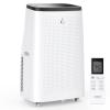 Acekool Portable Air Conditioner 14,000 BTU 3-IN-1 Quiet AC Unit Remote Control, Built-in Dehumidifier, Fan, Auto, Sleep Modes, Cools Room to 750 sq. ft, Exhaust Hose & Window Kit, 24H Timer, White view 1