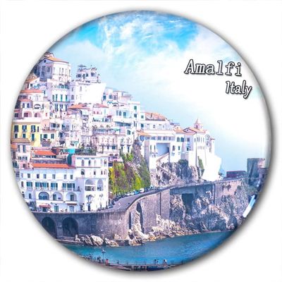 Italy Amalfi Fridge Magnet Refrigerator Stickers Decorative Magnet Travel Souvenir Crystal Glass