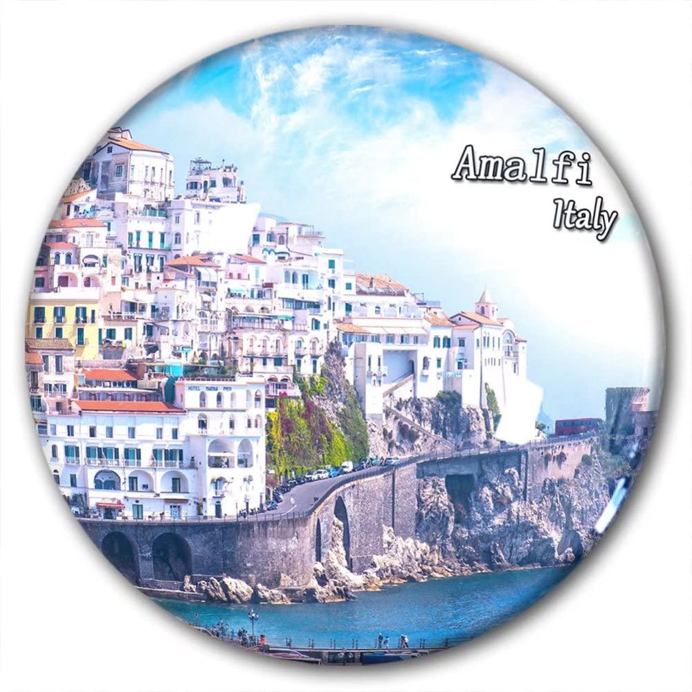 Italy Amalfi Fridge Magnet Refrigerator Stickers Decorative Magnet Travel Souvenir Crystal Glass