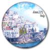 Italy Amalfi Fridge Magnet Refrigerator Stickers Decorative Magnet Travel Souvenir Crystal Glass view 1