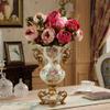 Elegant Large Flower Vases Table Centerpiece for Kitchen Dining Living Room Home Decor, European RetroTall Big Resin Flowers Chinese Vases for Bedroom Decorations, Best 16.5410.24in view 2