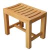 XJHOME Bathroom Stools, Shower Bench Seat, Water Proof Step Stool for Home, Bedroom, Bathroom Foot Rest Shaving Stool, Bearing 250kg Display Stands (Size : 44x33x46cm) view 1