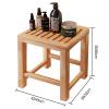 XJHOME Bathroom Stools, Shower Bench Seat, Water Proof Step Stool for Home, Bedroom, Bathroom Foot Rest Shaving Stool, Bearing 250kg Display Stands (Size : 44x33x46cm) view 3
