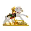 Feng Shui Precious White Horse Keychain Amulet view 1