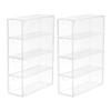 2 Pcs Transparent Glasses Display Box Glasses Case Sunglasses Display Holder Eyeglasses Storage Case view 1