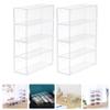 2 Pcs Transparent Glasses Display Box Glasses Case Sunglasses Display Holder Eyeglasses Storage Case view 2