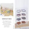 2 Pcs Transparent Glasses Display Box Glasses Case Sunglasses Display Holder Eyeglasses Storage Case view 3