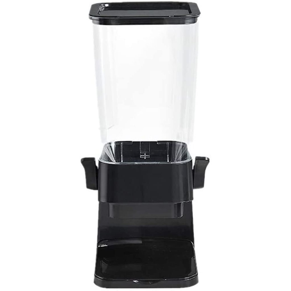 Cereal Dispenser Countertop Cereal DispenserHermetically sealed Dry Food Dispenser Container Candy Dispenser Large Capacity for Household Multifunction (Color : Black)