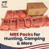 Humanitarian Daily Ration MRE Case 5 US FEMA Emergency rations MRE Varieties - Low Sodium Pre cooked w/Entree, Side Dishes for Hunting, Camping & More, 10 pack, Inspection Date 1/2024 or Better. view 2
