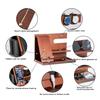 Wood Phone Docking Station - Gifts for Men Desk or Nightstand Organizer - Birthday Gifts for Husband, Fathers Day for Dad - Anniversary Idea from Wife - Key Holder, Stand Wallet, Watch & Essentials view 4