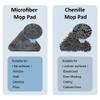 Triangle Dust Mop Pads Relacement Refill Mitts, Removable Reusable Washable Microfiber Mop Pad for Wet Dry Cleaning view 2