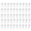 NEBURORA 50 Pieces Upholstery Twist Pins Clear Rose Heads Bed Skirt Pins for Slipcovers Bedskirts Car Slip Furniture Covers in Place view 1