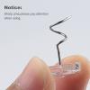 NEBURORA 50 Pieces Upholstery Twist Pins Clear Rose Heads Bed Skirt Pins for Slipcovers Bedskirts Car Slip Furniture Covers in Place view 4