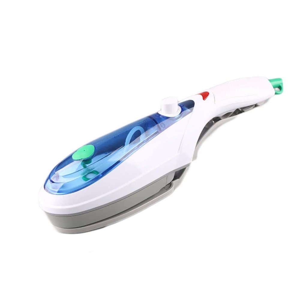 Lancha A Vapor para, Portable Mini Garment Steamer Handheld Electric Iron Steam Brush Mini Household Iron Ironing Machine (Color : Blue)