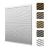 Boolegon Cordless Linen Cellular Shades,Blackout White, 77" W x 56" H view 1