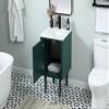 18 in. Cyrus Single Bathroom Vanity, Green view 4