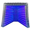 SAYOK Inflatable Photo Booth Enclosure LED Inflatable Photo Booth Backdrop Inflatable Silver Wall for Glow Party/Wedding/Event/Show view 3