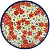 Polmedia Polish Pottery Dinner Plate UNIKAT - Blessed Morning Pattern Handmade in Boleslawiec Poland + Certificate of Authenticity view 1