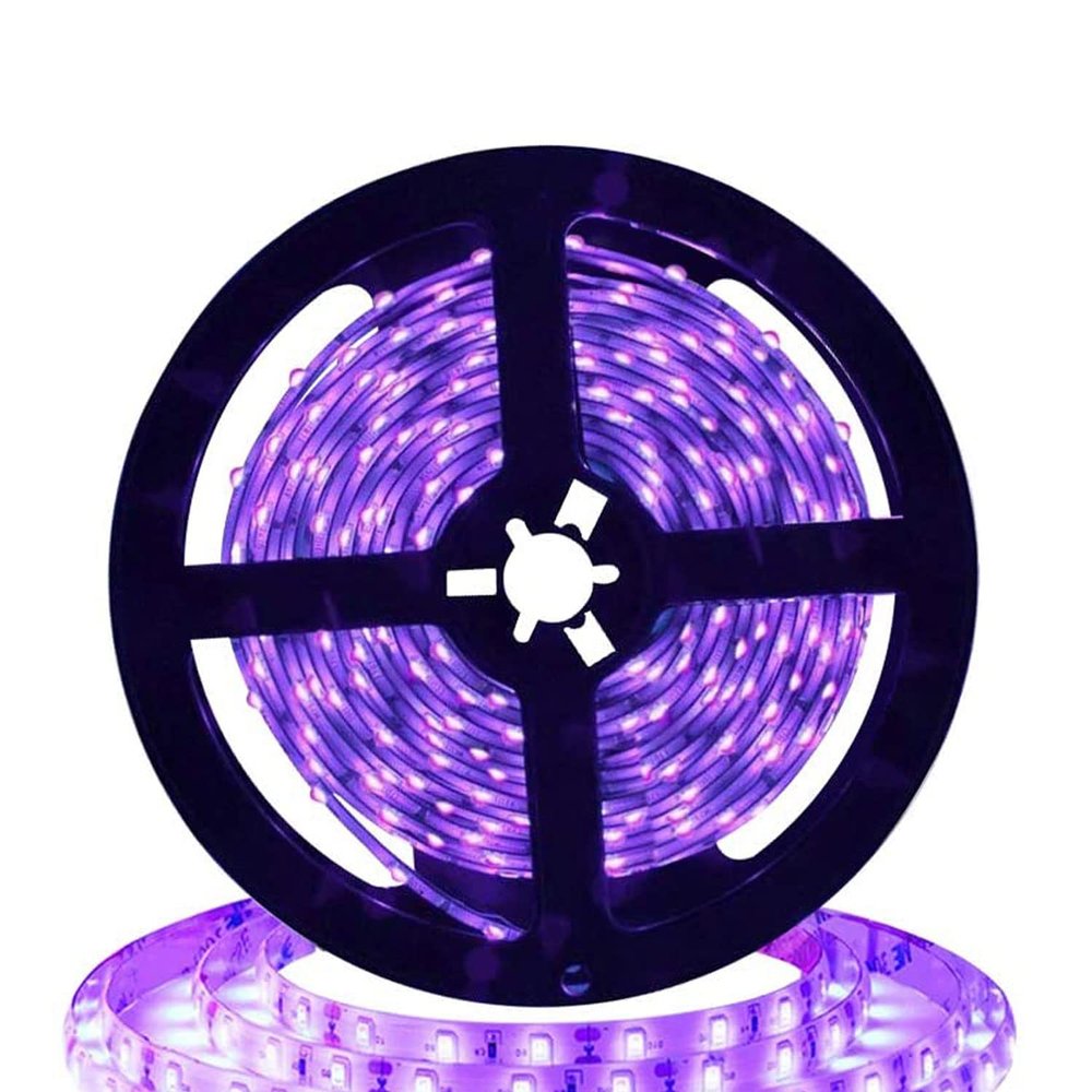 SUYOOULIN LED Strip Lights, SMD 2835 LED Strip, DC12V 1200LEDs 16.4Ft 26000LM High Density LED Light Strips Non-Waterproof IP21, 3 Times Brightness Than SMD3528 LED Strip, Purple
