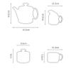 11-Piece Tea Set Ceramic European Coffee Cup Saucer Teapot Afternoon Tea Household Tea Set Supplies Coffee Set view 3