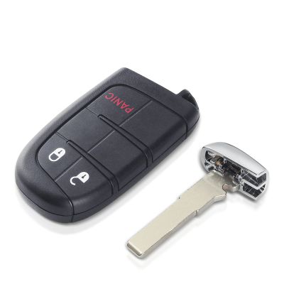 LadyCent 2/3/4/5 Buttons Smart Remote Car Key Shell Case Cover Fob, for Jeep, for Chrysler, for Dodge 2011-up,Model 7