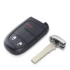 LadyCent 2/3/4/5 Buttons Smart Remote Car Key Shell Case Cover Fob, for Jeep, for Chrysler, for Dodge 2011-up,Model 7 view 1
