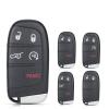 LadyCent 2/3/4/5 Buttons Smart Remote Car Key Shell Case Cover Fob, for Jeep, for Chrysler, for Dodge 2011-up,Model 7 view 2
