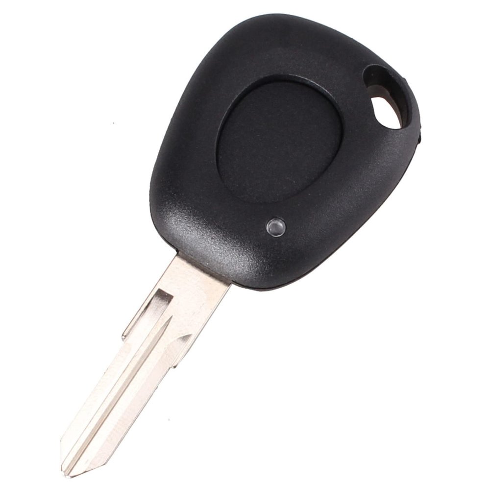 LadyCent Replacement 1 Button Key Fob Remote Shell Case Uncut Blade, for Renault Espace Twingo Clio