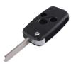 LadyCent 3 Buttons Modified Folding Flip Remote Key Shell Cover Car Key Cover Uncut Blade, for Honda Accord CR-V Civic Pilot view 1