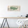 Trends International Jurassic World: Dominion - North American Dinosaur Map Wall Poster, 14.725" x 22.375", Premium Unframed Version view 4