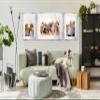 10x15 Frame Silver Wood with White Mat | 12x17 Frame Matted to 10x15 | Display Your Picture Under UV Acrylic Shatter Guard Front, with Foam Board Backing and Wall Hanging Hardware - Solid Pine Frame view 3