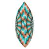 Cool Optical Illusion Crazy Vibrant Colors Design Throw Pillow view 2
