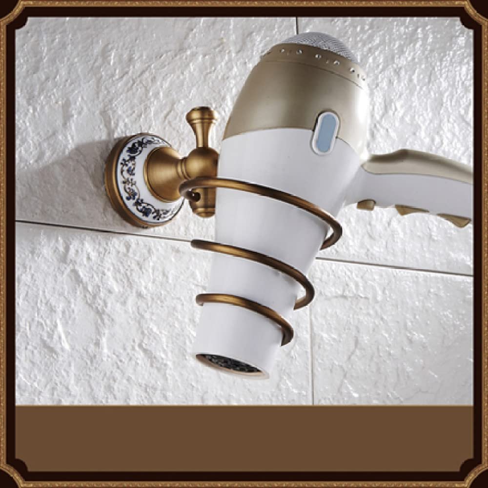Antique Brass Luxury Bathroom Accessory Paper Holder Toilet Brush Rack Commodity Basket Shelf Soap Dish Towel Ring,Hair Dryer Holder