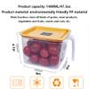 Food Storage 47.3oz Cereal DispenserFresh-keeping Storage Box Dry Food Storage Tank PP Material Candy Dispenser For Kitchen Household Sealed (Size : 47.3oz*10) view 2