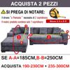 VEAIA Sectional Sofa Covers for Dogs Living Room L U Shape Right Side Stretch Elastic L-Type Sofa Slipcovers 1 2 3 4 Seat Couch Slipcover Shaped Chaise Recliners Sofa Protector view 2
