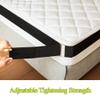 GleeVic Bed Sheet Holder | One Elastic Band with Fastener fits All Mattress Sizes! A Strap Holds Your Sheet Tight to The Mattress. No Loose Straps, Sheet Clips, Grippers, or Sheet Suspenders. view 2