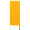 YITHOPI Garage Cabinet, Buffet Cabinet, Dining Room Console, File Cabinet Bookcase Storage Cabinet Mustard Yellow 31.5"x13.8"x40" Steel for Garage, Office, Kitchen, Laundry&Utility Room view 3
