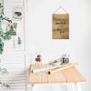 Alioyoit Retro Rustic Style Wooden Wall Hanging Art Office Decor Wooden Wall Hanging Art Love Quotes Please Take a Succulent and Let Love Grow Wood Signs 8x12inch view 4