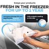 Freezer Paper Roll 24" x 1800" (150 feet) - USA-made White Paper for Freezing Food - Freezer Material with Special Coating for Meat & Fish - Strong Barrier Against Air and Moisture by IDL Packaging view 3