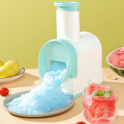 Electric Ice Crusher, Usb Electric Ice Shaver, Snow Cone Machine Maker, for Blending Slushie, Cocktail, Frappe, Iced Tea and Coffee