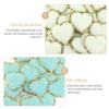 NUOBESTY 4pcs Polyester Heart Patches for Clothes Hats Bags Adorable Decorative Appliques Adhesive Backing for Easy Application view 4
