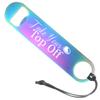 Funny Rainbow Colors Stainless Steel Flat Bottle Opener, Simple and Effective Bottle Openers flat bottle opener bartender Joke Gifts For Friend Boyfriend Men Drinking Lovers Girls view 1