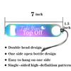 Funny Rainbow Colors Stainless Steel Flat Bottle Opener, Simple and Effective Bottle Openers flat bottle opener bartender Joke Gifts For Friend Boyfriend Men Drinking Lovers Girls view 2