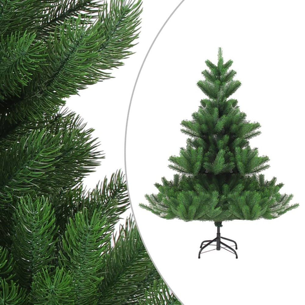 FAMIROSA 7 ft Nordmann Fir Artificial Christmas Tree with Stand Faux Holiday Xmas Tree with 1540 Tips for Home Office Party Decorations,7 x 5 ft,Green