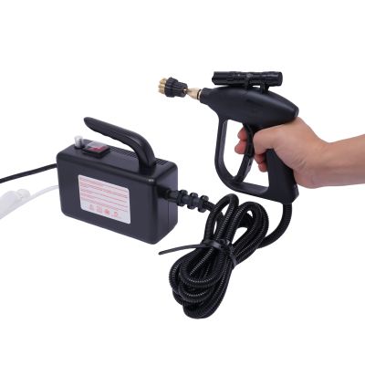 Multifunctional Handheld Pressurized Steam Cleaner, Best Tool for Hygienic Cleaning, with Accessories, Ideal for Stain Removal, Curtains, Car Seats, Floors, Hoods, Window Cleaning (Black)