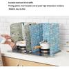 Grafken Kitchen Gas Gas Stove Oil-Proof Pad Baffle, Aluminum Foil Tin Foil Pad Protection Stove Oil Baffle One-time Integrated Stove Aluminum Foil (Color : A) view 4