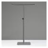LXLIGHTS Hand Towel Holder, Stainless Steel T-Shaped Clothing Store Earrings Jewelry Stand with Square Base for Bathroom Kitchen Scarves Display Rack, 3 Colors (Color : Silver) view 1